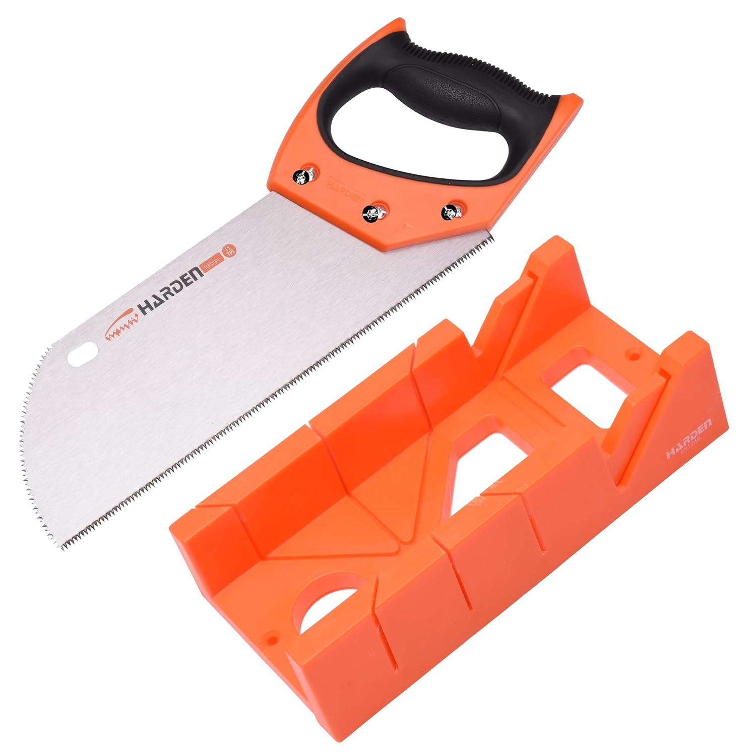 Harden 300x140x70mm Mitre Box With Back Saw Set | 631246 Harden